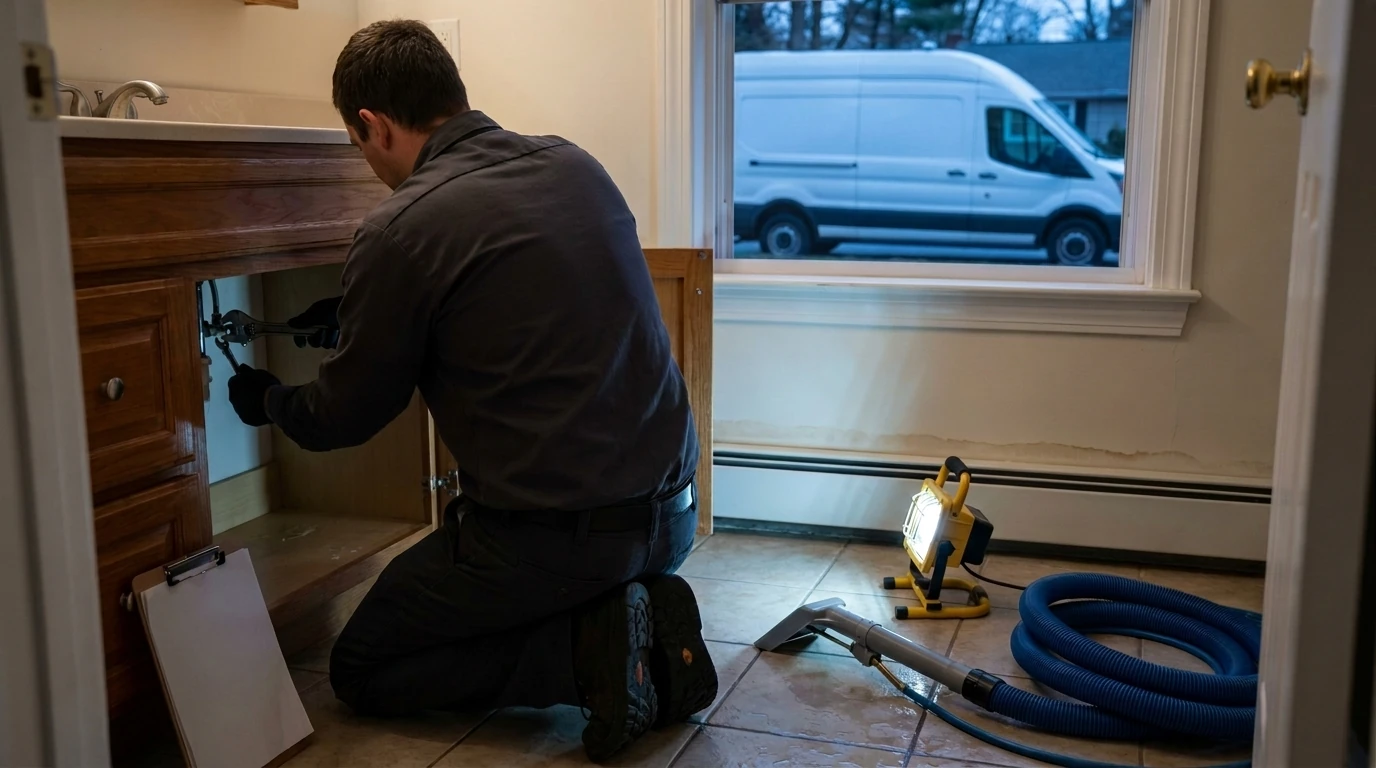 Burst Pipe in Auburn, MA: Who to Call First (Do This Now)